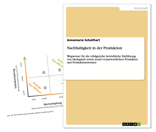 Buch Nachhaltigkeit in der Produktion