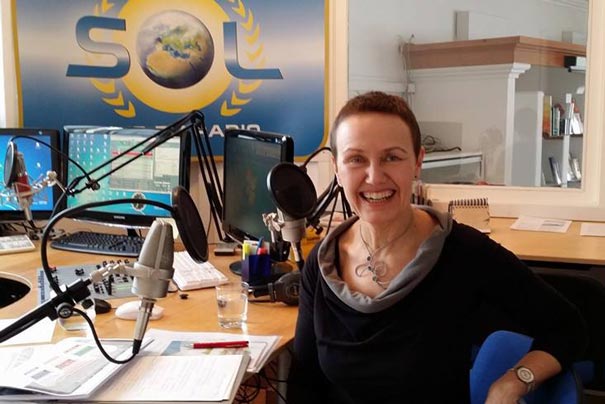 Annemarie Schallhart bei Radio SOL im März 2016